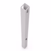 White Vinyl Line Fence Post