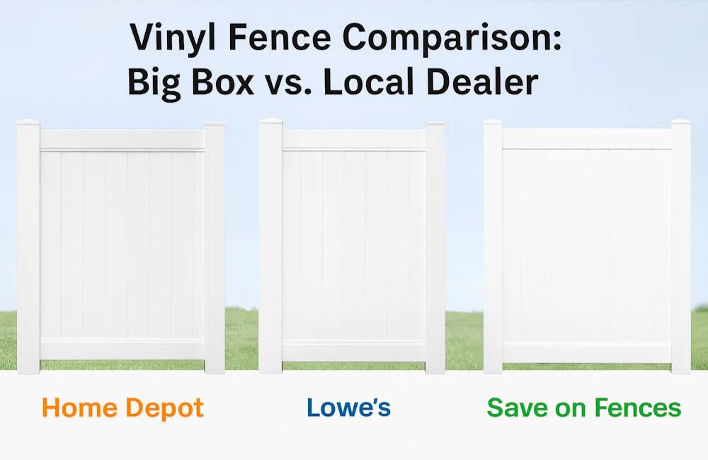 Home Depot Vinyl Fence Installation