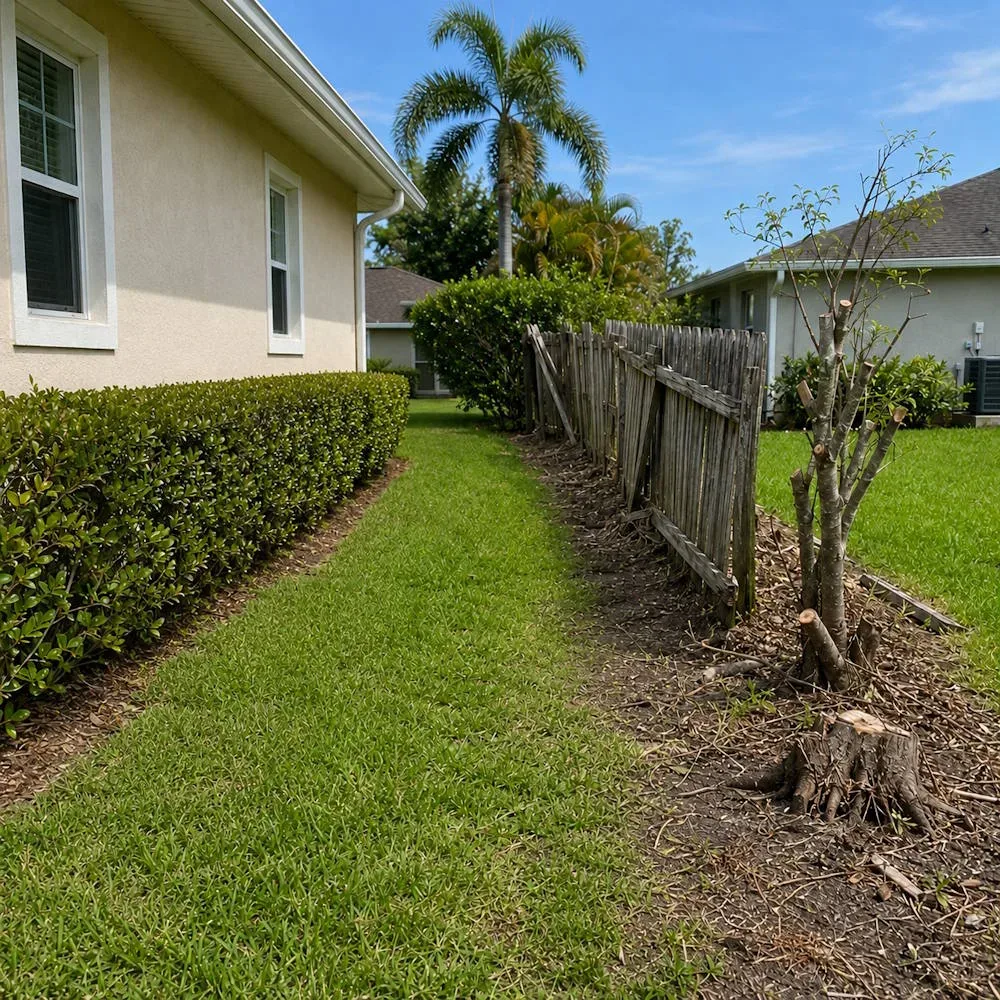 fence line prep